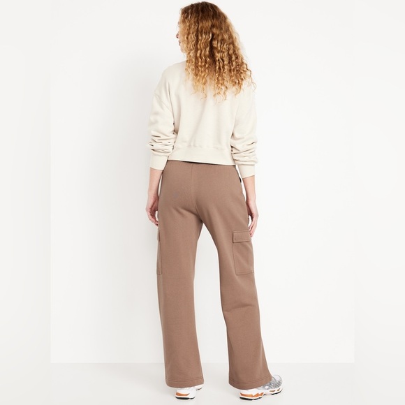 Old Navy High-Waisted SoComfy Cargo Wide-Leg Sweatpants Size XL - Picture 4 of 14